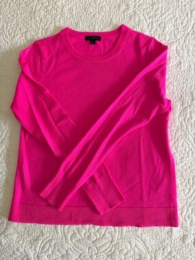 J. Crew Hot Pink Margot Sweater